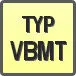Piktogram - Typ: VBMT